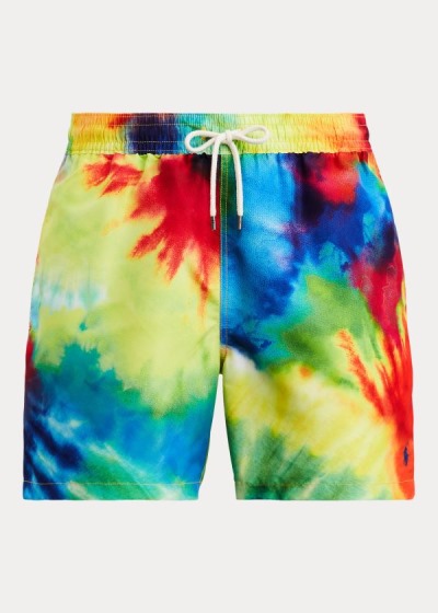 Short de Baño Polo Ralph Lauren Hombre Multicolor - 5½-Inch Tie-Dye - KJFOD6953